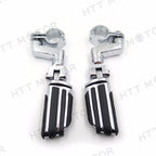Flame Foot Peg Clamps 1.25" for Harley Sportster 883 1340 (1986–2023)