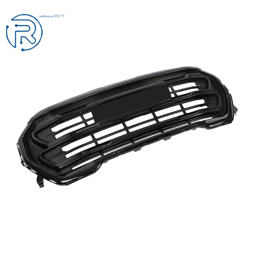 Front Bumper Grille for GMC Terrain AT4 (2022-2024) Glossy Black Plastic