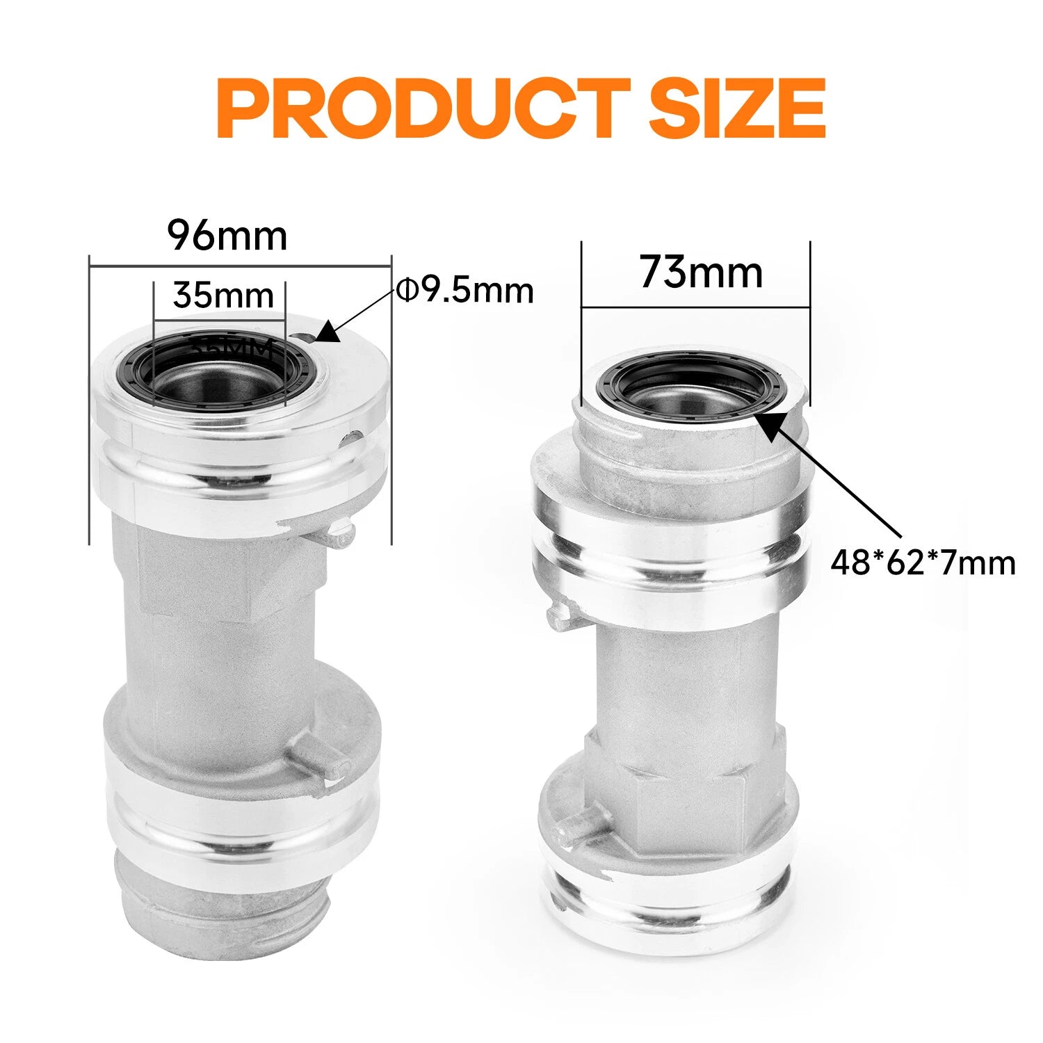 Rear Axle Bearing Housing Carrier Hub for Polaris Scrambler/Trail Blazer (–) 5134460