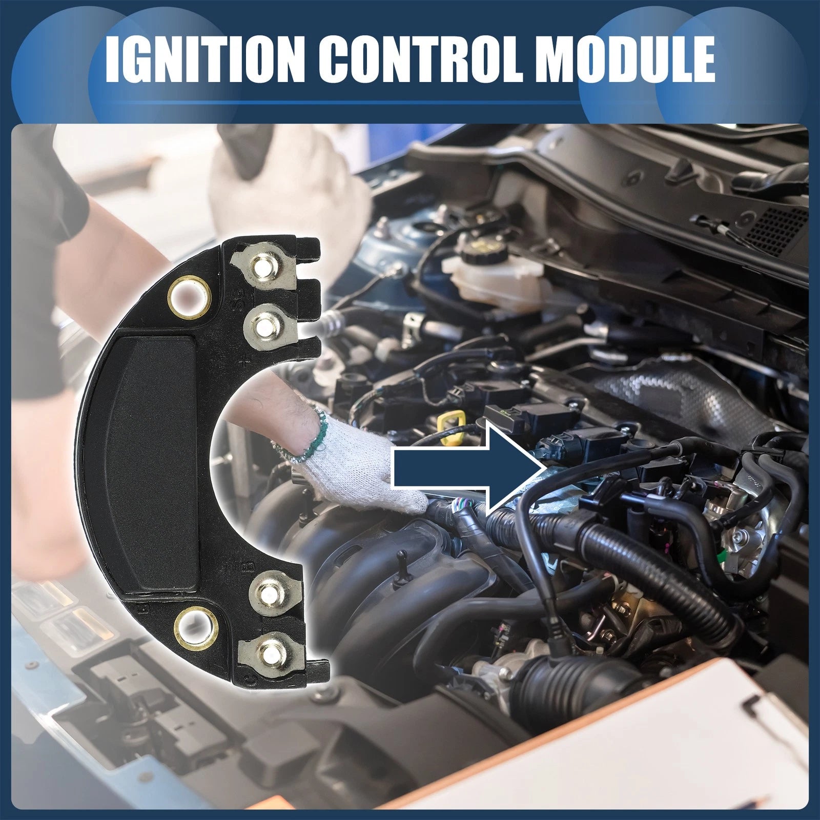 Ignition Control Module No.B54118V20/J1709910A for Mazda 323 (1987–1995)