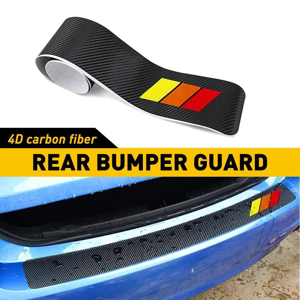 Rear Bumper Rubber Pad Guard Sill Plate for EXV