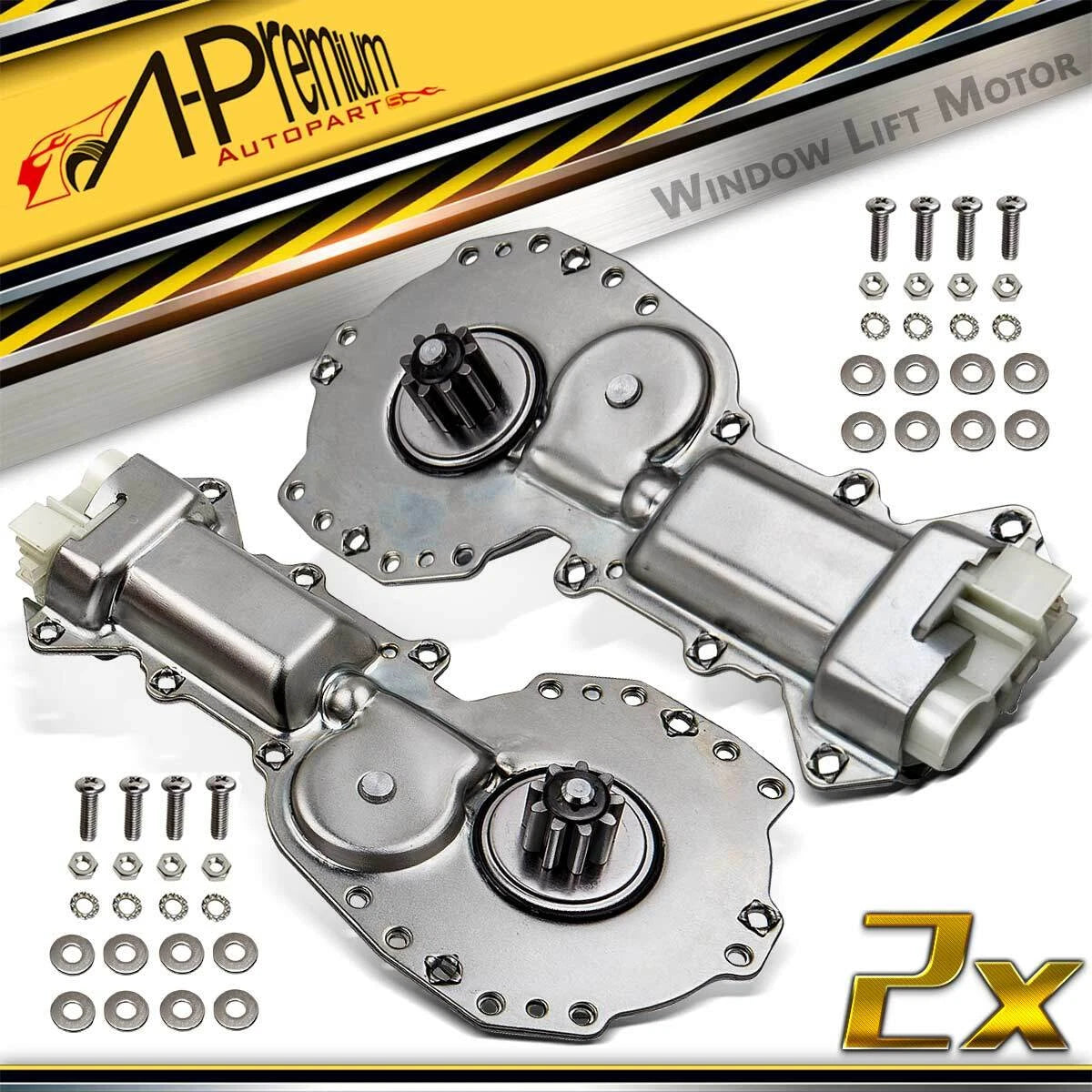 2x Front Window Motor for Chevy Camaro 1993–2002 Pontiac Firebird Astro