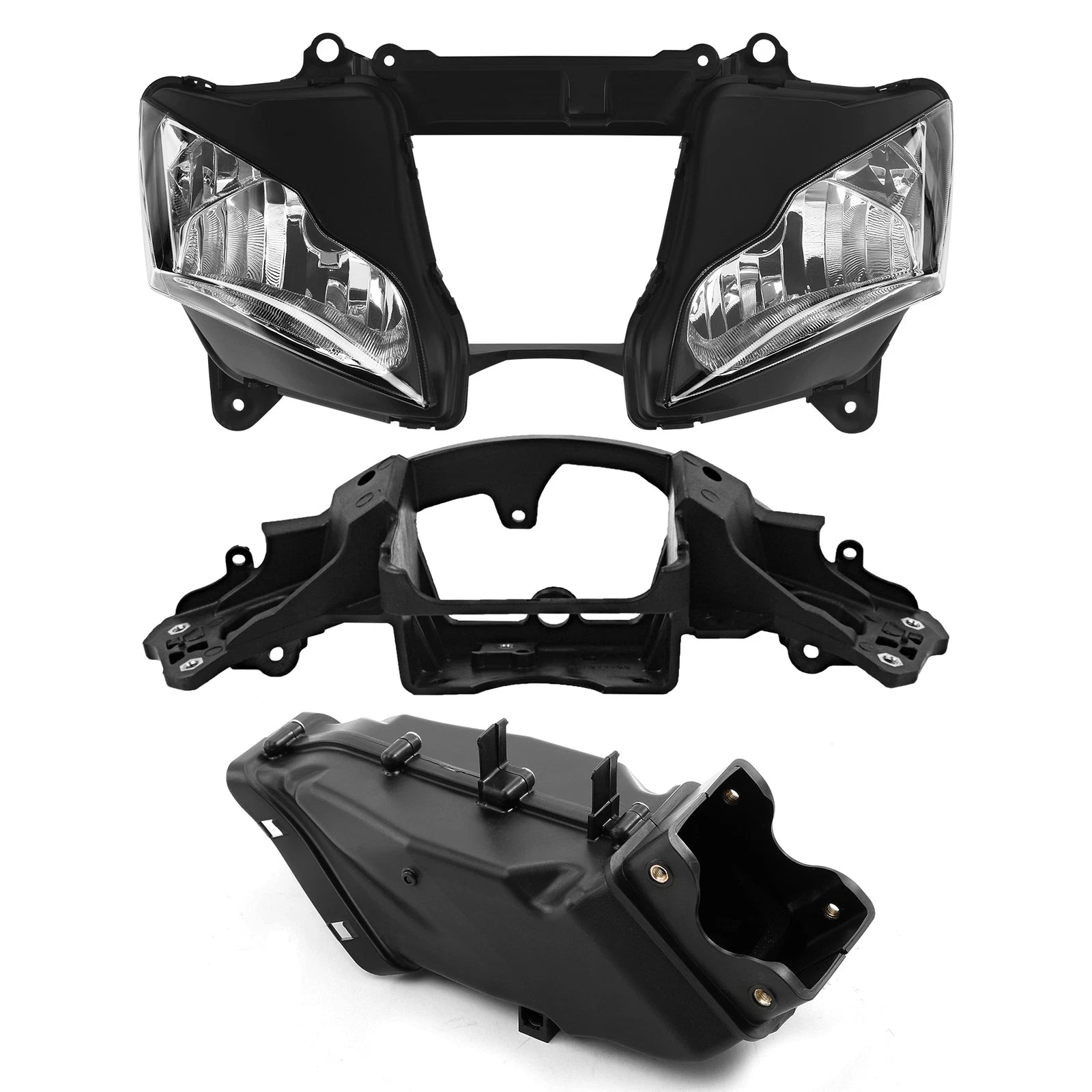 Front Headlight Fairing Bracket & Intake Tube Duct for Kawasaki Ninja ZX10R (2011–2015)