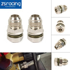 2X Turbo Oil Pan Sump Return Drain Adapter Bung Fitting 10AN to M18x1.5