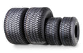 Set of 4 Turf Tires 15X6-6 & 20X8-8 for Lawn Mower Tractor (13016/13035)