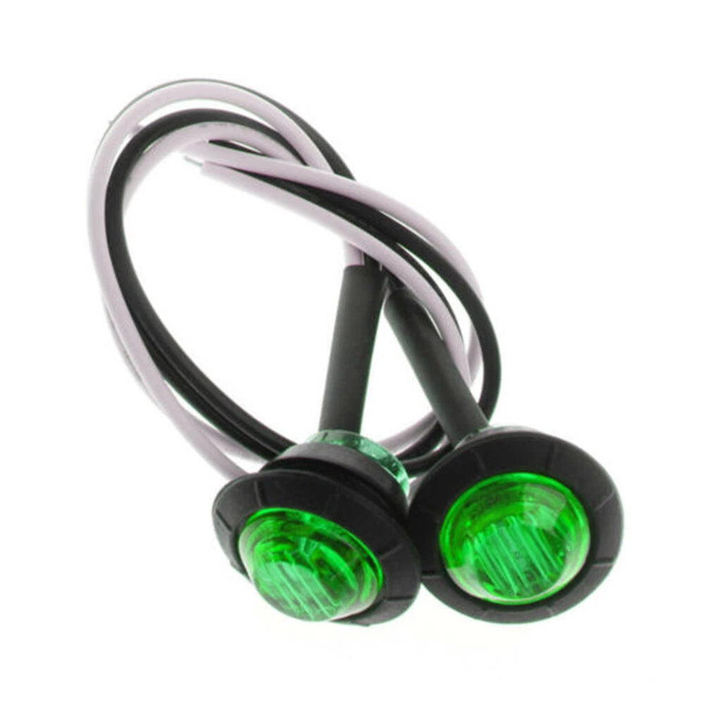 LED Side Marker Lights for Universal Vehicles (Round)