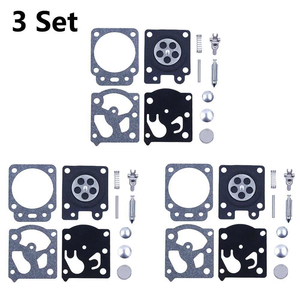 3X Carburetor Gasket Kit for Poulan Pro 3400 3700 3800 4000 (WT-875-A)