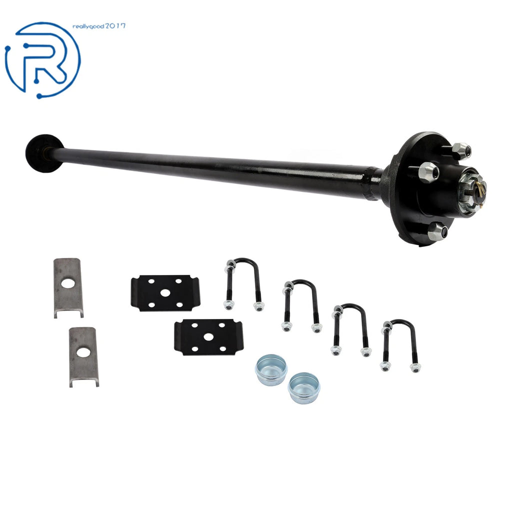 Set of 4 Trailer Axles for Boat Cargo Dump RV Utility (2000 lbs)