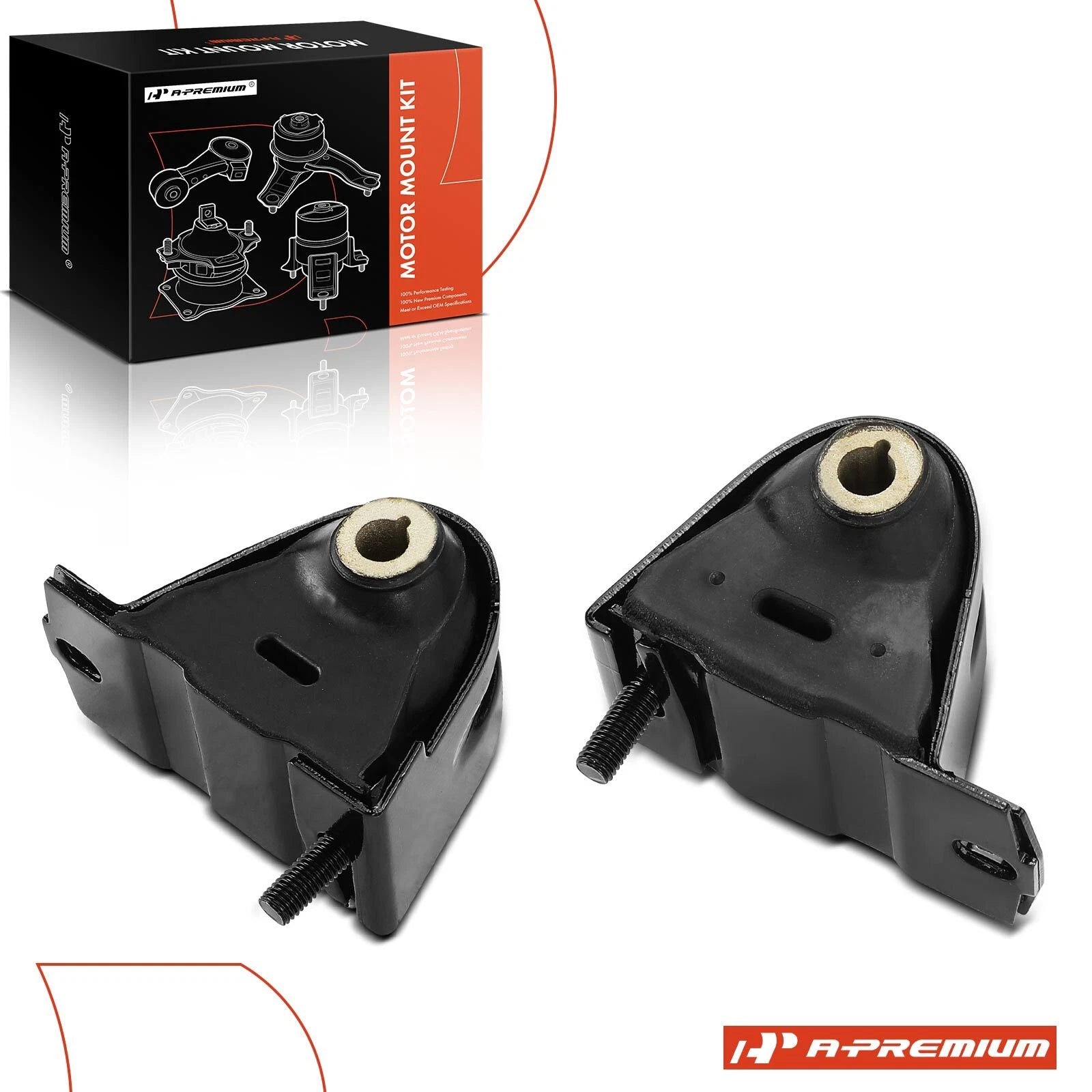 2X Front Engine Motor Mount for Jeep Wrangler TJ (1997–2006)