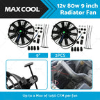 9" Electric Radiator Fan Cooling Kit for Holden Commodore