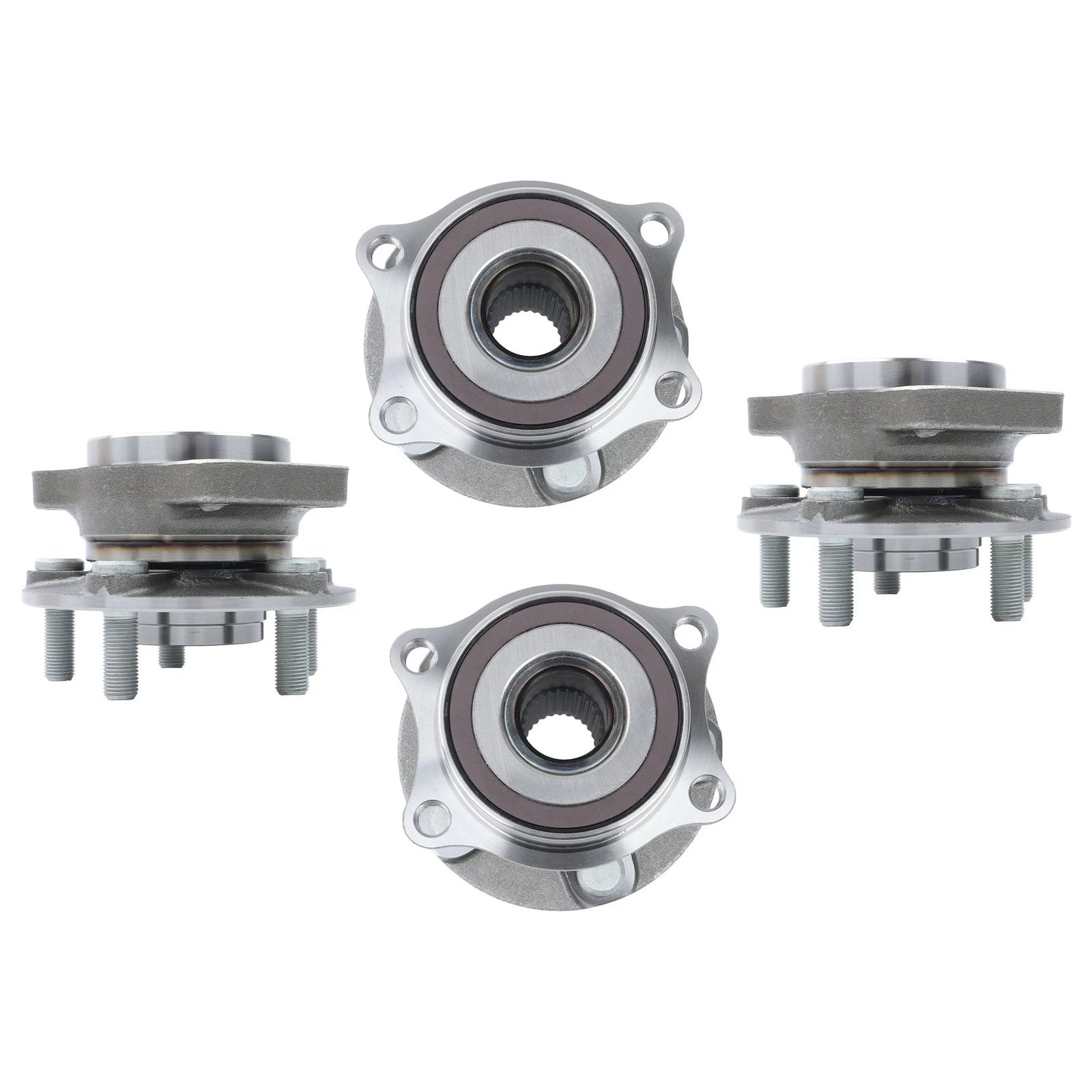 Set of 2 Front Rear Wheel Hub Bearing Assemblies for Subaru Outback (2010â2014)