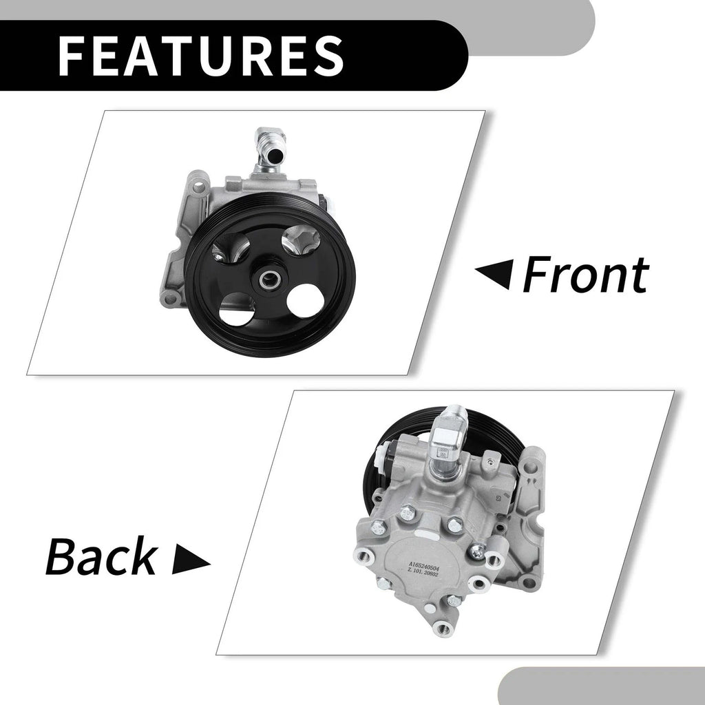 1 Pc Power Steering Pump with Pulley No.0024664601 for Mercedes-Benz ML320 (1998–2005)