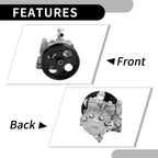 1 Pc Power Steering Pump with Pulley No.0024664601 for Mercedes-Benz ML320 (1998–2005)