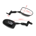 Mini Mirrors for Honda CBR600RR, Kawasaki Ninja 636 ZX6R, Yamaha YZF R6 R1 (2003–2023)