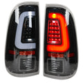 LED Tail Lights Brake Lamp Black for Ford F250 F350 Super Duty (2008–2016)
