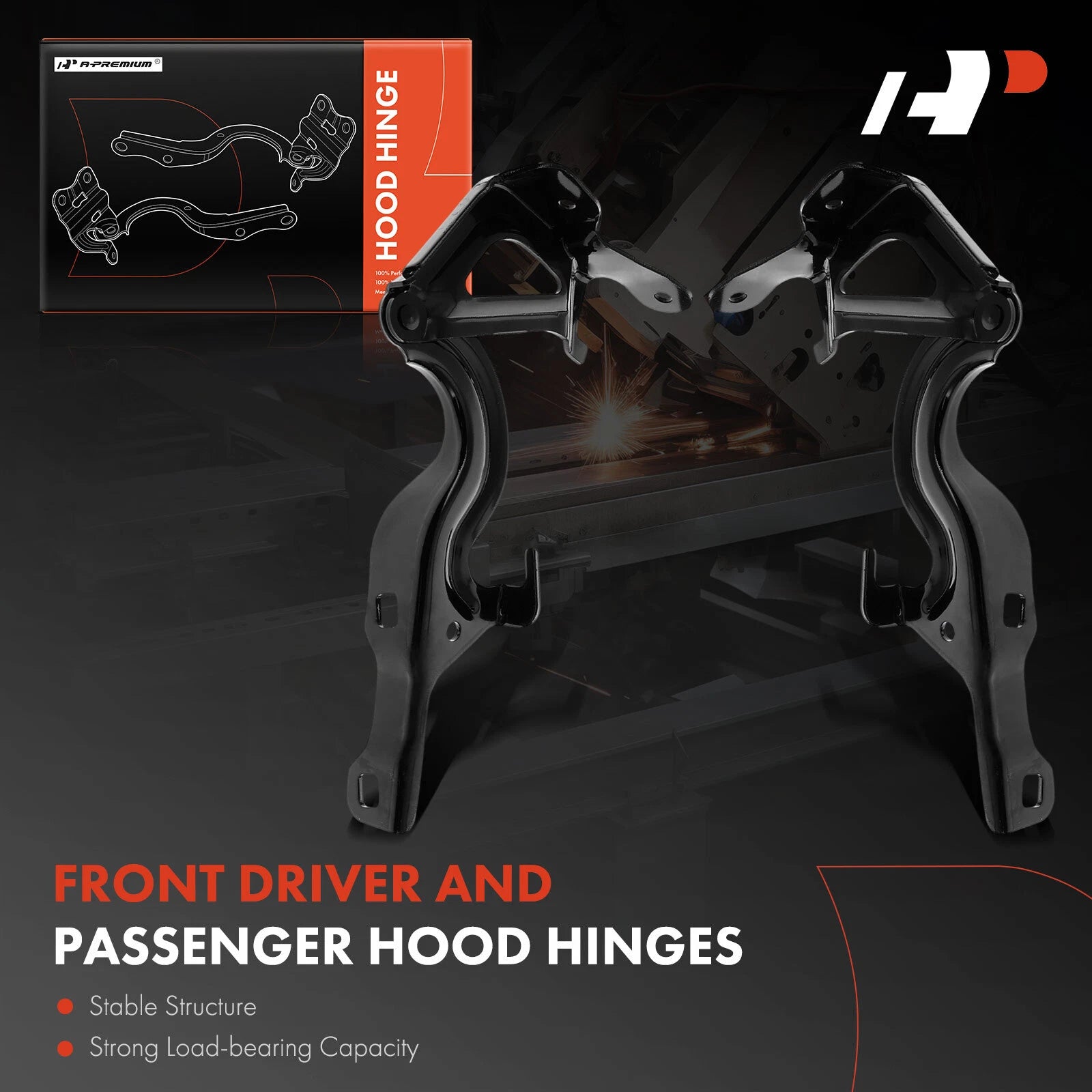 2X Hood Hinge for Chevrolet Malibu (2013–2015)