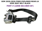 Rear Left Side Seat Belt for Ford Explorer (2020–2026) LB5B-S611B69-AF