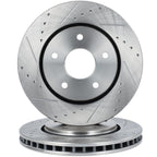 Front Brake Rotors & Ceramic Pads for Chrysler Town & Country (2012–2016)