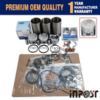 Gasket Kit Overhaul D722 for Kubota Engine (Piston Bearing Set)