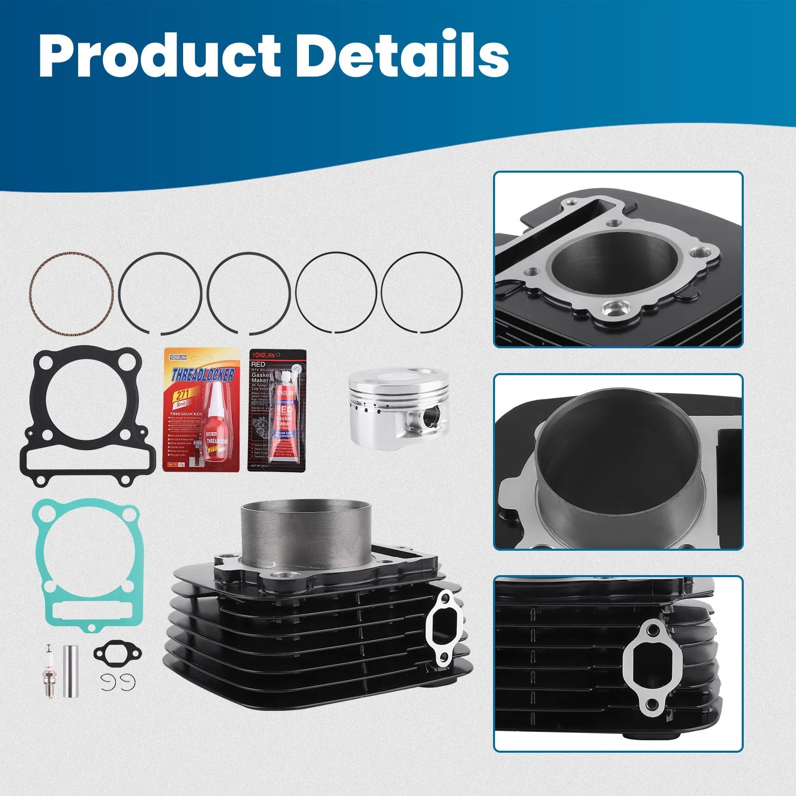 Top End Rebuild Kit for Yamaha Big Bear 350 (1987–2014)