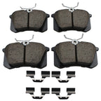 Akebono Euro Rear Ceramic Brake Pads for Audi A3 A6 TT Quattro, VW Jetta, Beetle, Golf (2000–2023)
