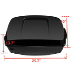 Trunk Backrest Pad Mount Rack for Harley Touring Electra Road Glide (2014–2026)