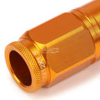 Set of 16 Open-End Aluminum Lug Nuts + Adapter M12x1.5 for