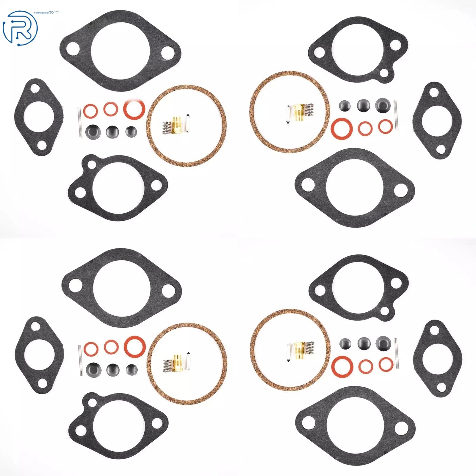 4Pcs Carb Rebuild Set for Chrysler Force Outboard (70-105HP)