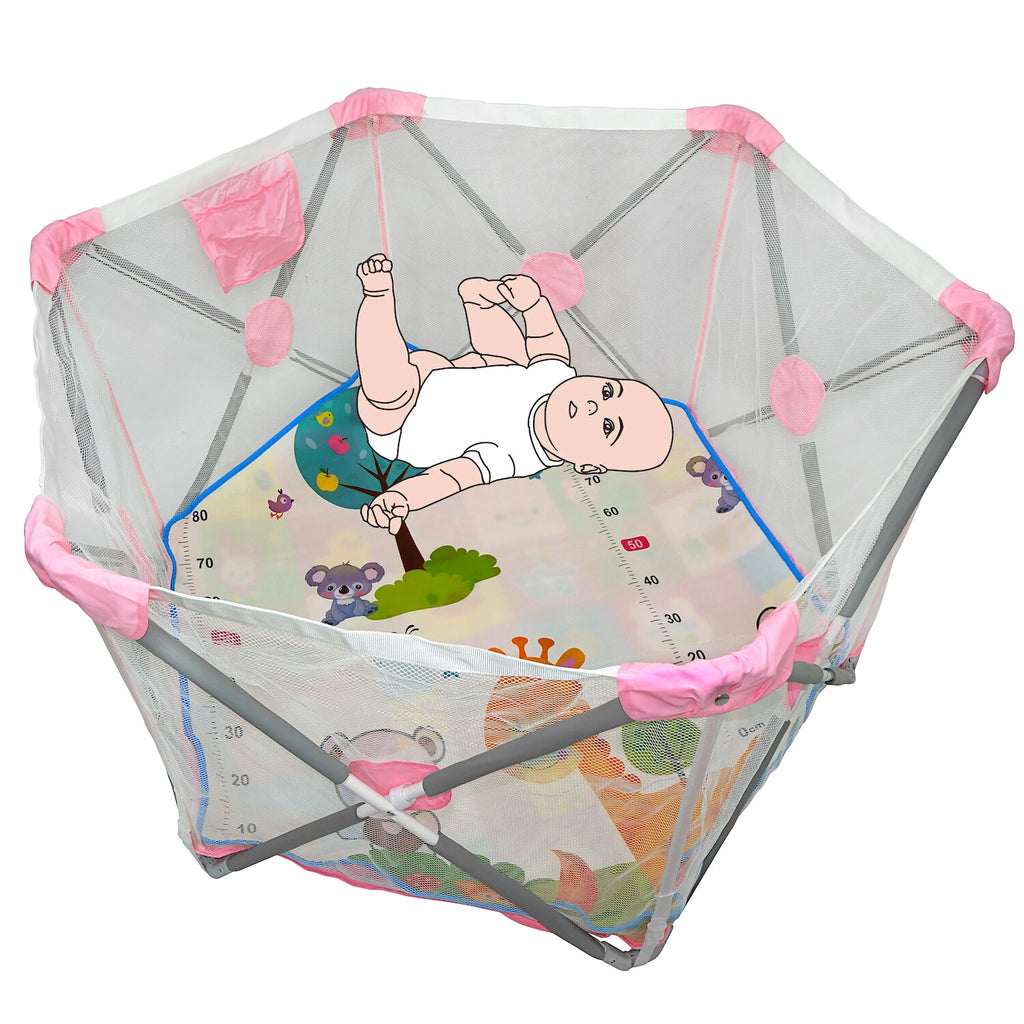 Portable Pet Playpen for Outdoor Use (Safety Kids)