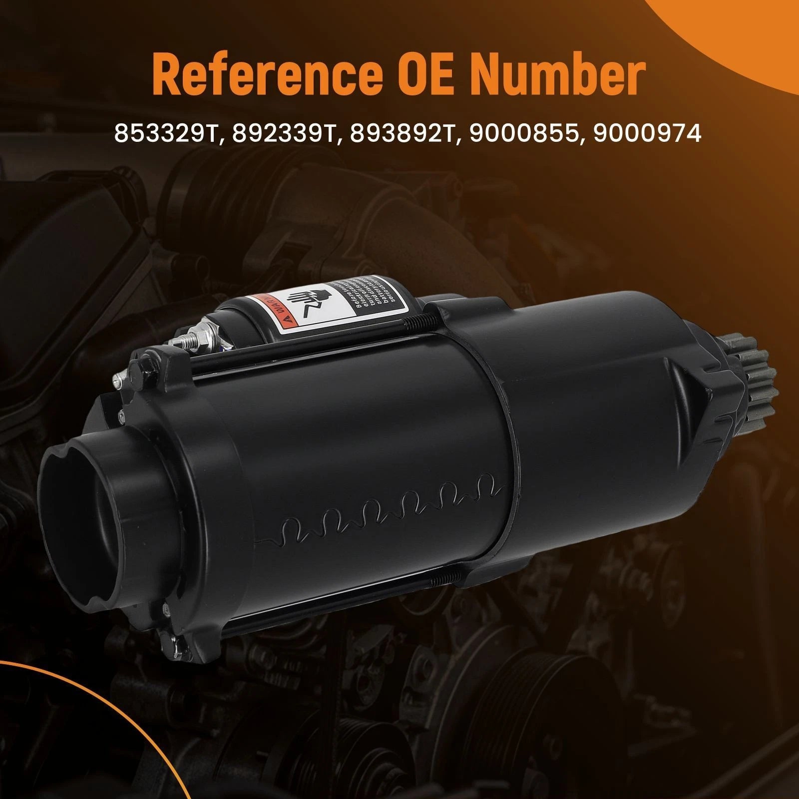 Starter Motor for Mercury 150CXL 150L 150XL Optimax Verado (2000–2014) 853329T