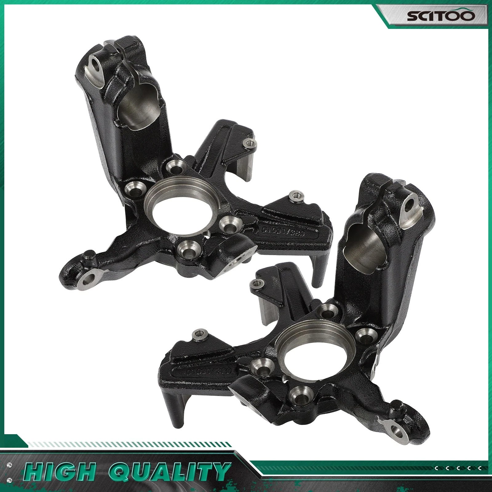 2X Front Steering Knuckle for Volkswagen Beetle (2012–2018) Jetta (2011–2017)