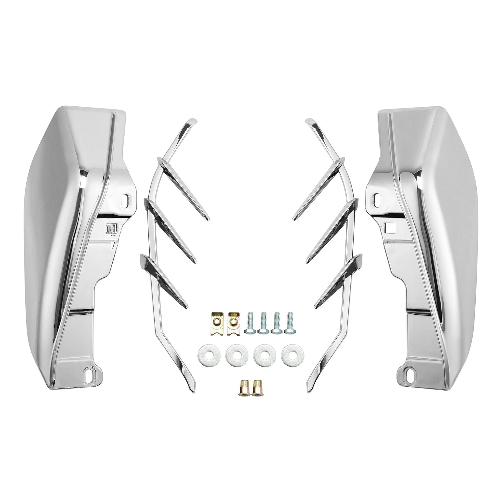 Chrome Mid-Frame Air Deflector Trim for Harley Touring (2009–2023)