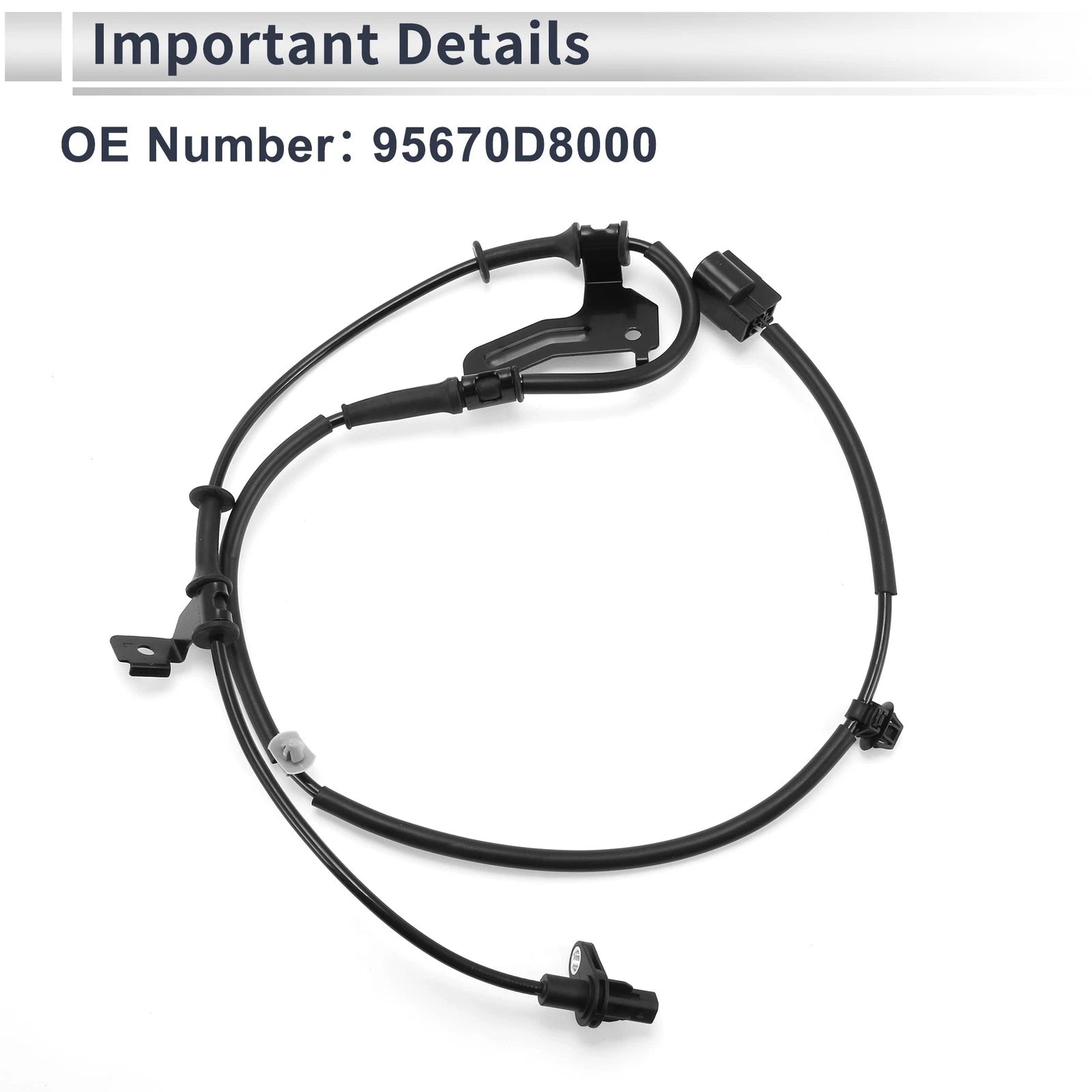 ABS Wheel Speed Sensor No. 95670D8000 for KIA KX3 (2015–2019)