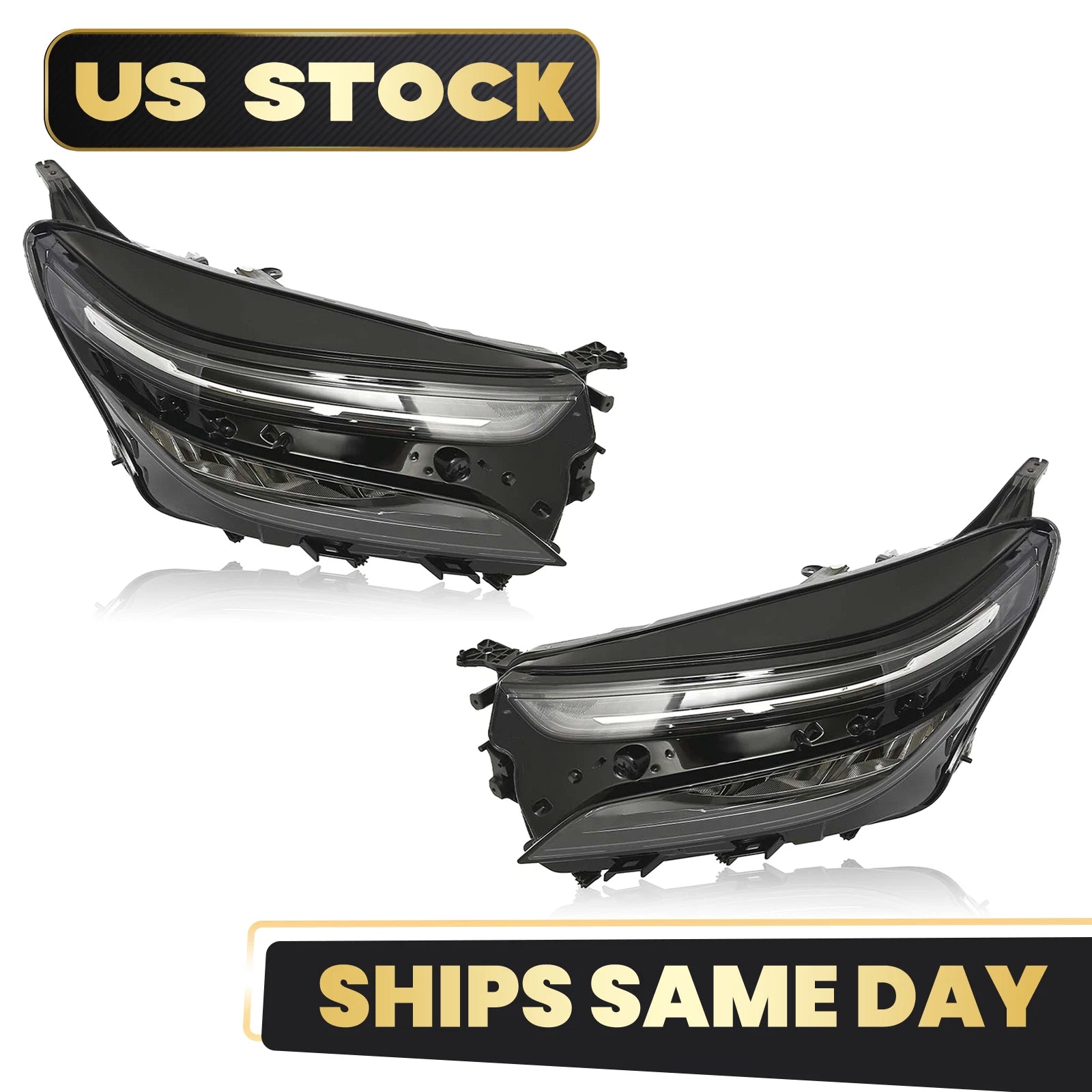 Full LED Headlight Set for Chevy Equinox LT/RS (2022–2024) w/LED DRL
