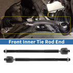2 Pcs Front Inner Tie Rod End Links for Toyota Matrix (2009–2014)