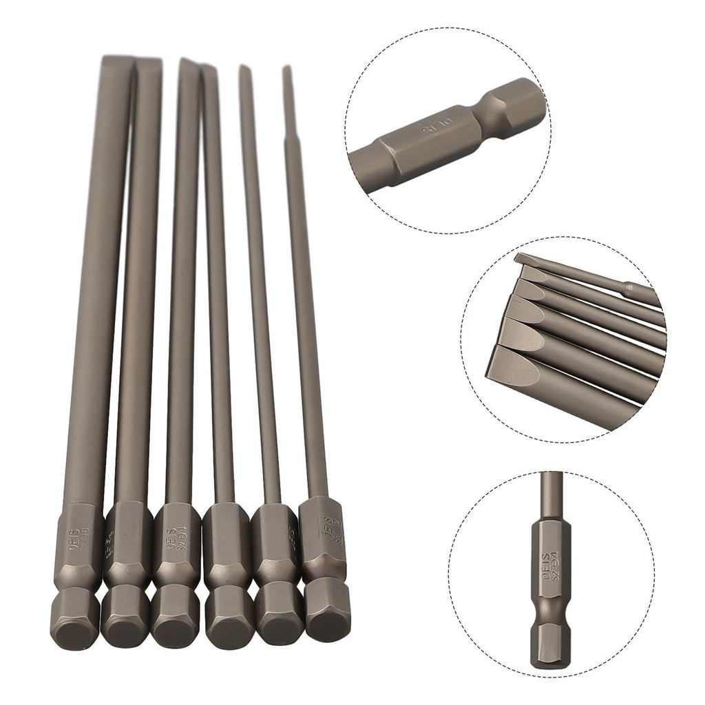 Alloy Steel Hinge Installation Bits Set of 4 Magnetic 10mm