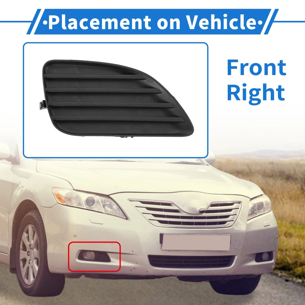 Front Right Fog Light Cover No. 5212706140 for Toyota Camry (2010–2011)