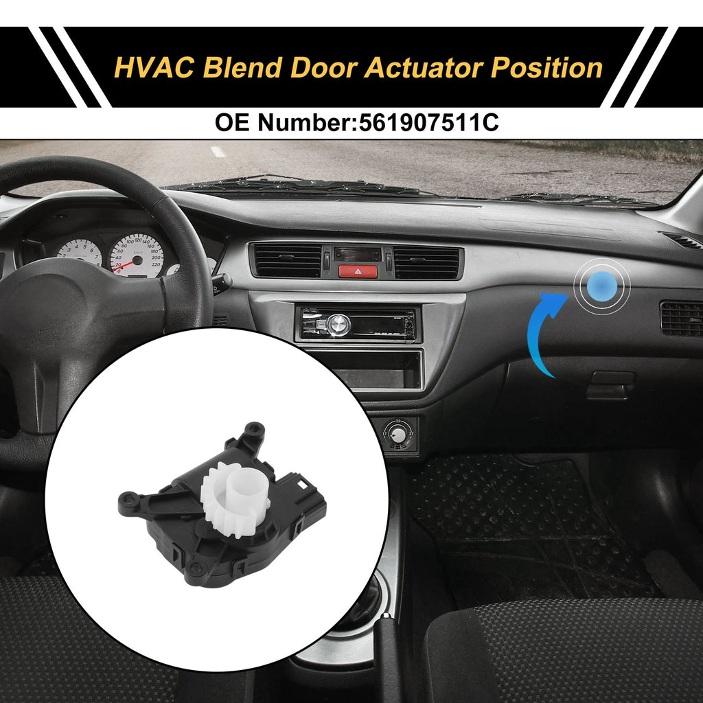 HVAC Heater Blend Door Actuator for Volkswagen Passat (2012–2018) No. 561907511C
