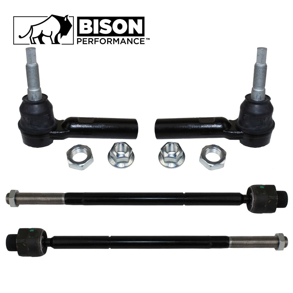 4pc Inner & Outer Steering Tie Rod End Kit for Ram 1500 RWD (2019–2023)