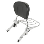 Backrest Sissy Bar Luggage Rack for Harley Touring Street Glide (2009–2025)