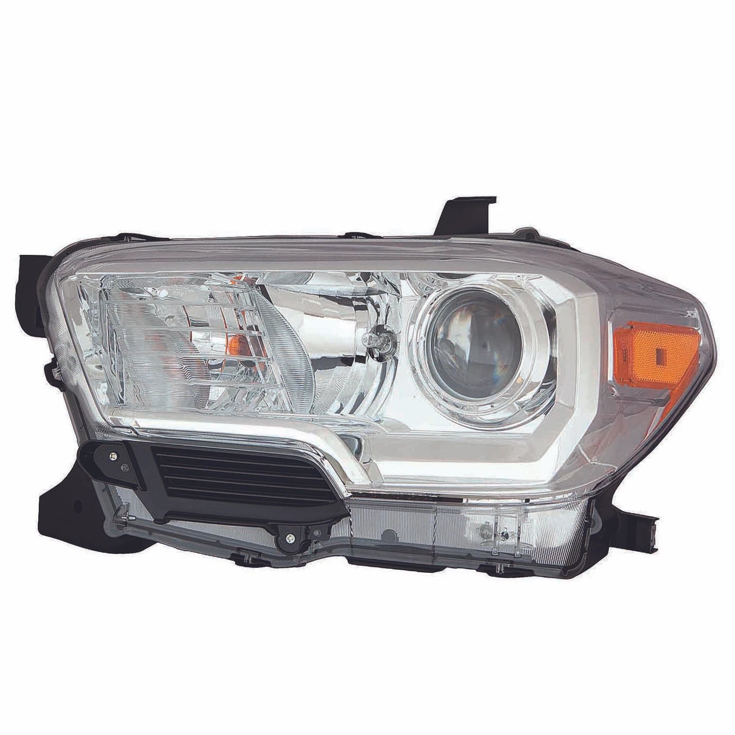 Replacement Chrome Driver Side Halogen Headlight Assembly for Hyundai Elantra (2011–2016)