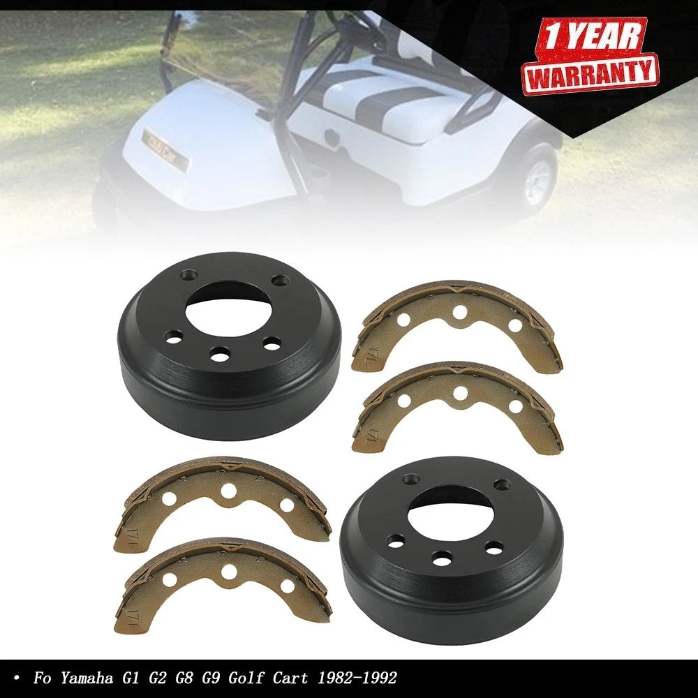 Brake Drums Shoes Kit for Yamaha G1 (1982â1992)