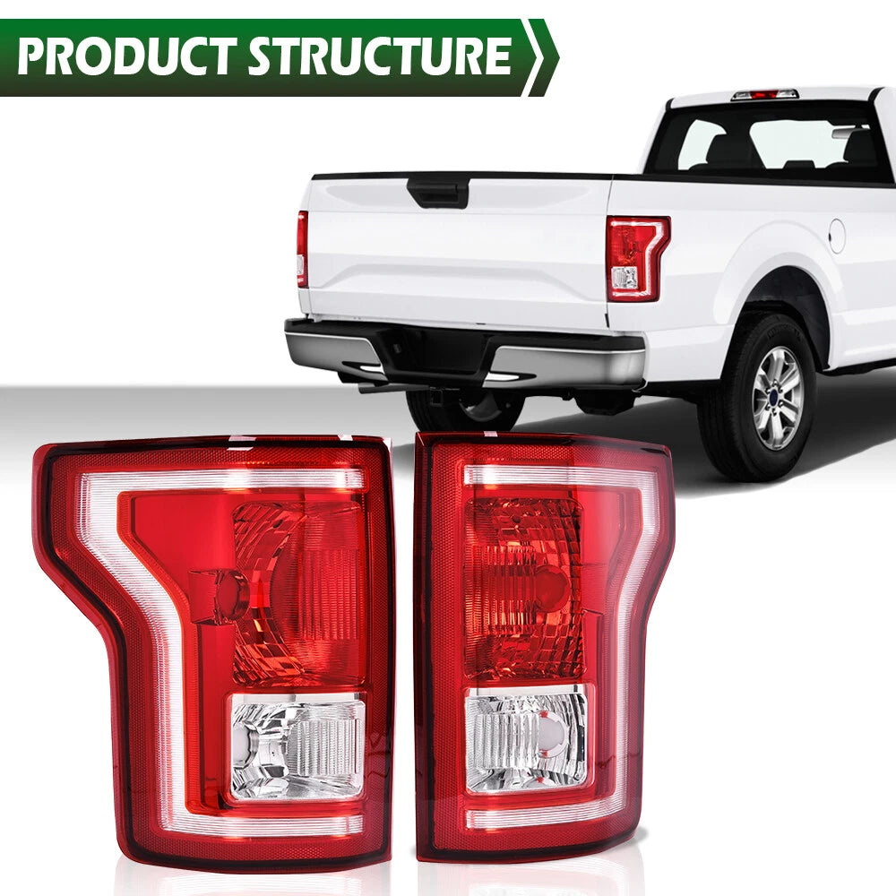 Tail Lights for Ford F-150 (2015–2017) Rear Lamps Left & Right