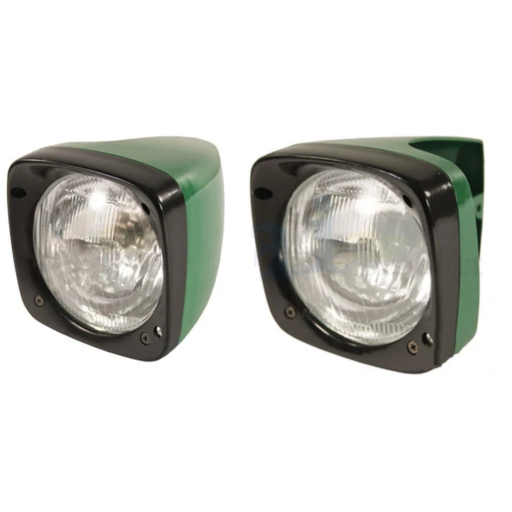 Set of 2 Tractor Headlights for John Deere 820 920 1020 1520 (DE13523 DE13524)