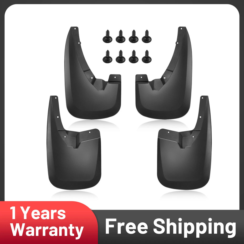 Mud Flaps Splash Guards for Dodge Ram 1500 2500 3500 (2009–2018)