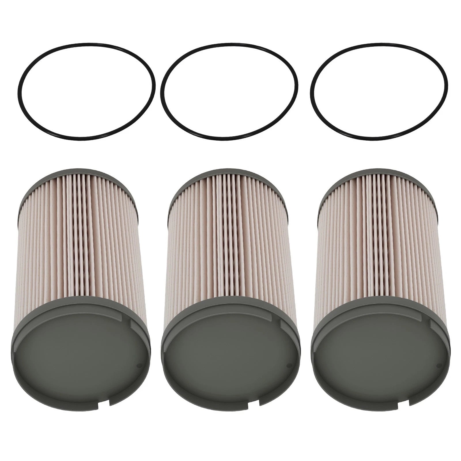Set of 3 Fuel Filters for Cummins MX11 MX13 (2015–2017) PF46081 K371011