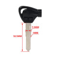 2X Ignition Key Blank Shell Case Uncut Blade for Yamaha Motorbike Scooter