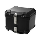 45L Motorcycle Rear Top Box Luggage Tail Carrier Case + Mounting Plate