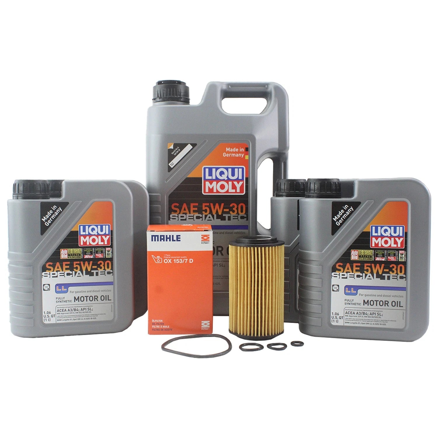 Liqui Moly Special Tec LL 5W-30 Oil Change Kit for Mercedes 2.6/3.2L (1996–2005)