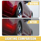 LED Side Marker Lights 2 x Amber Red for Dodge (68195788AB)